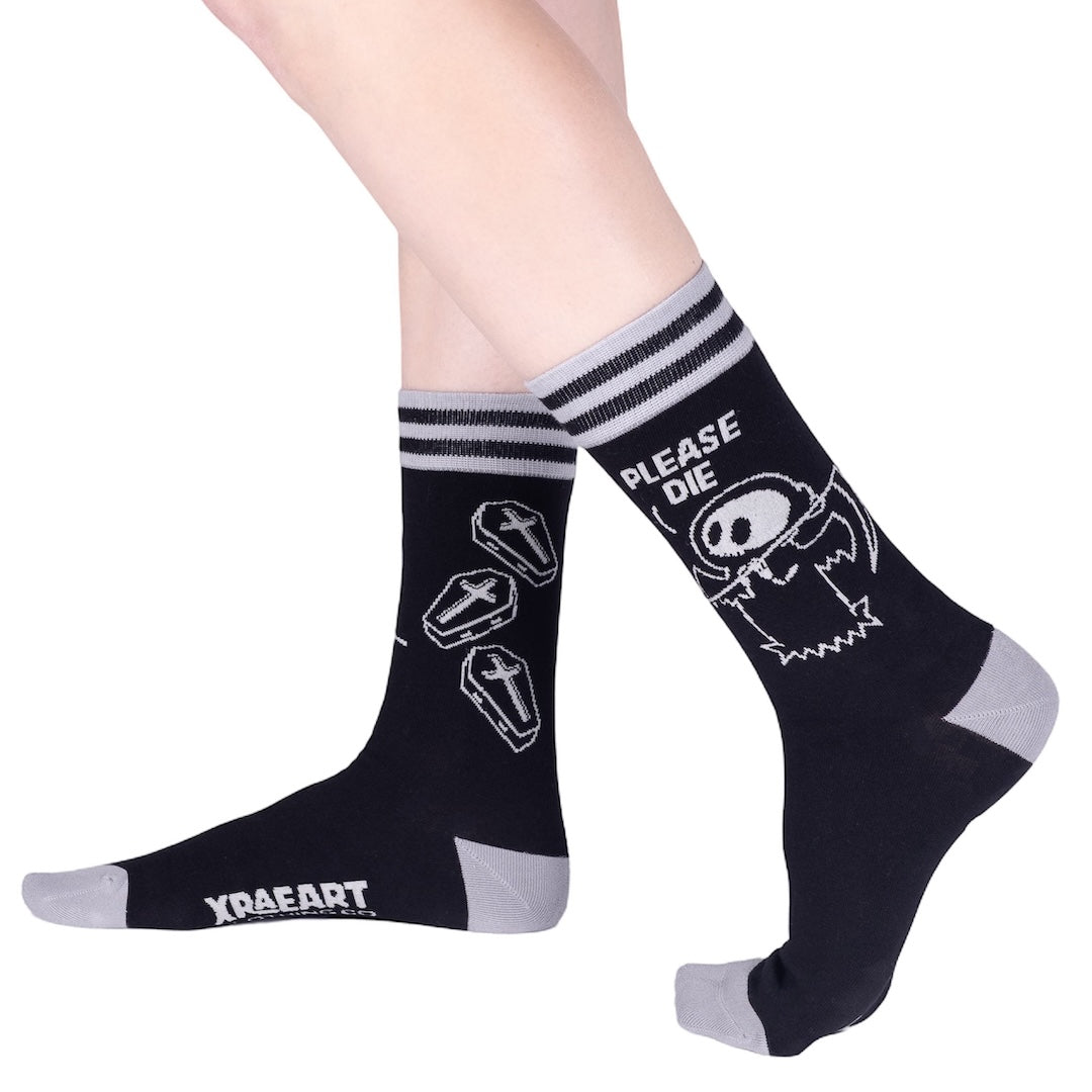 Please Die Crew Socks
