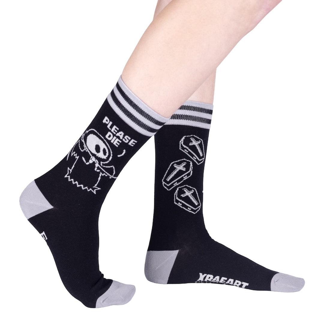 Please Die Crew Socks