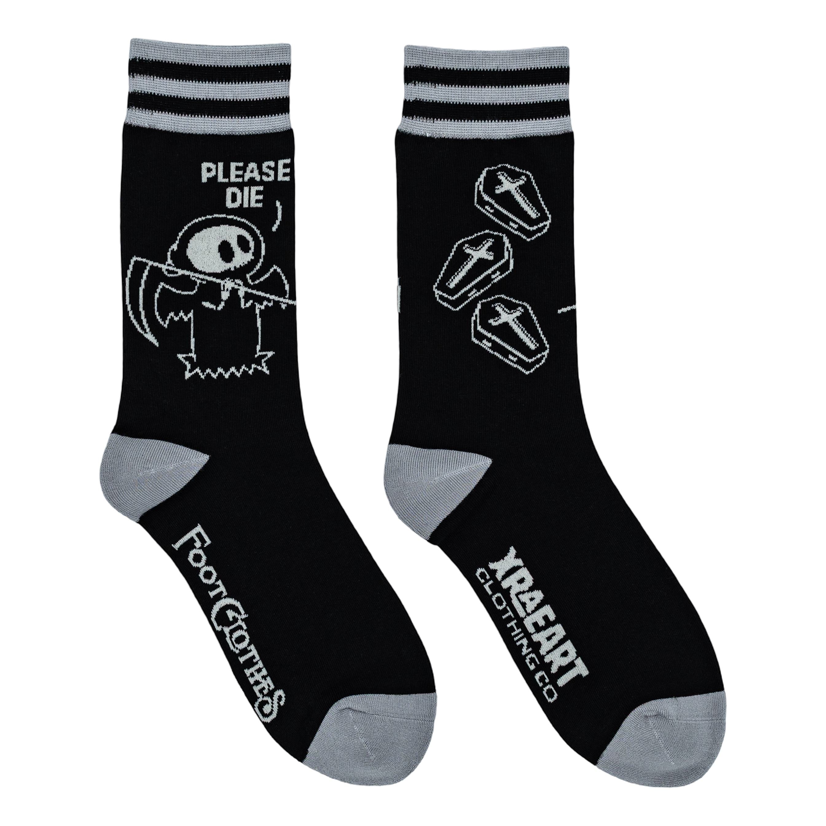 Please Die Crew Socks