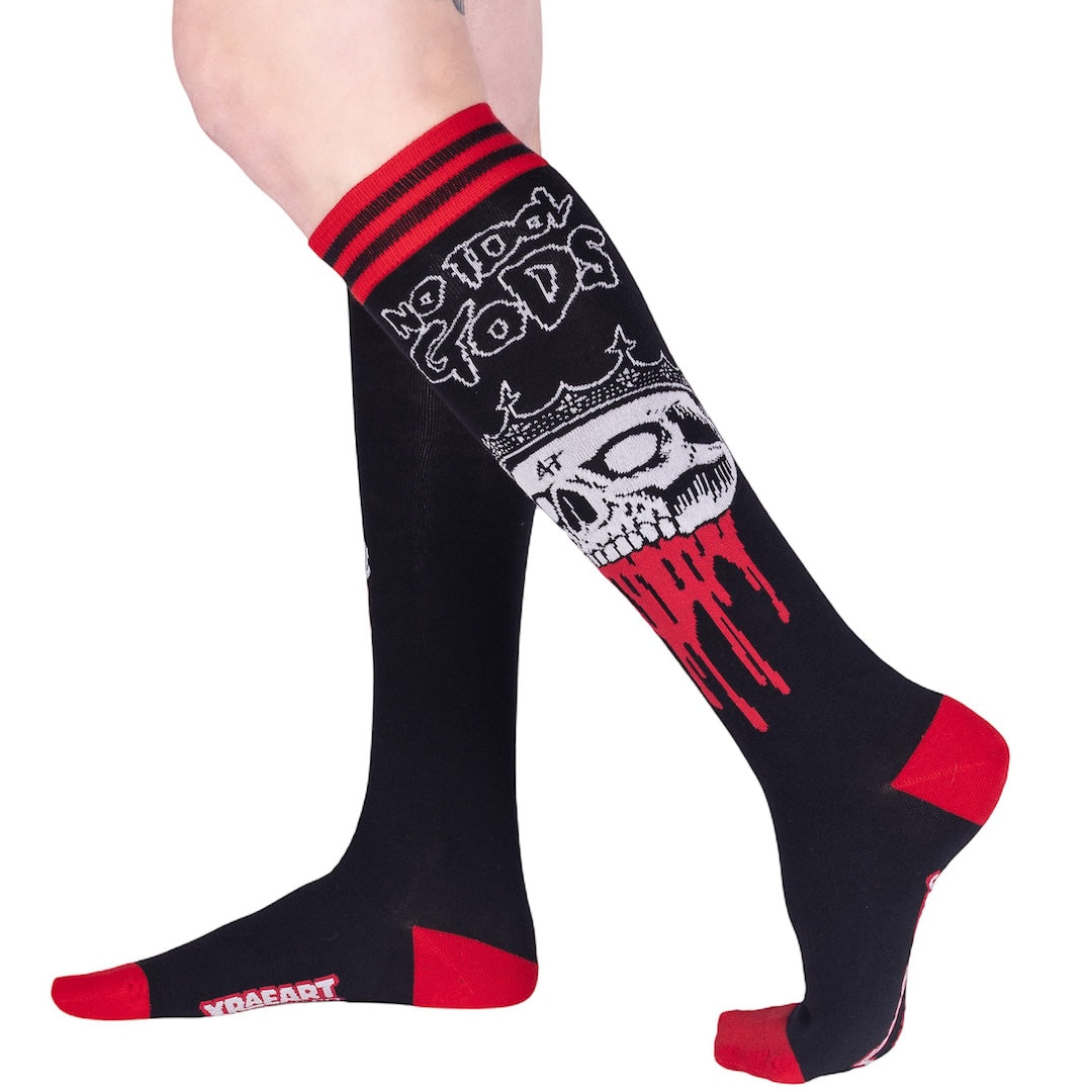 No False Kings No Idol Gods Knee High Socks