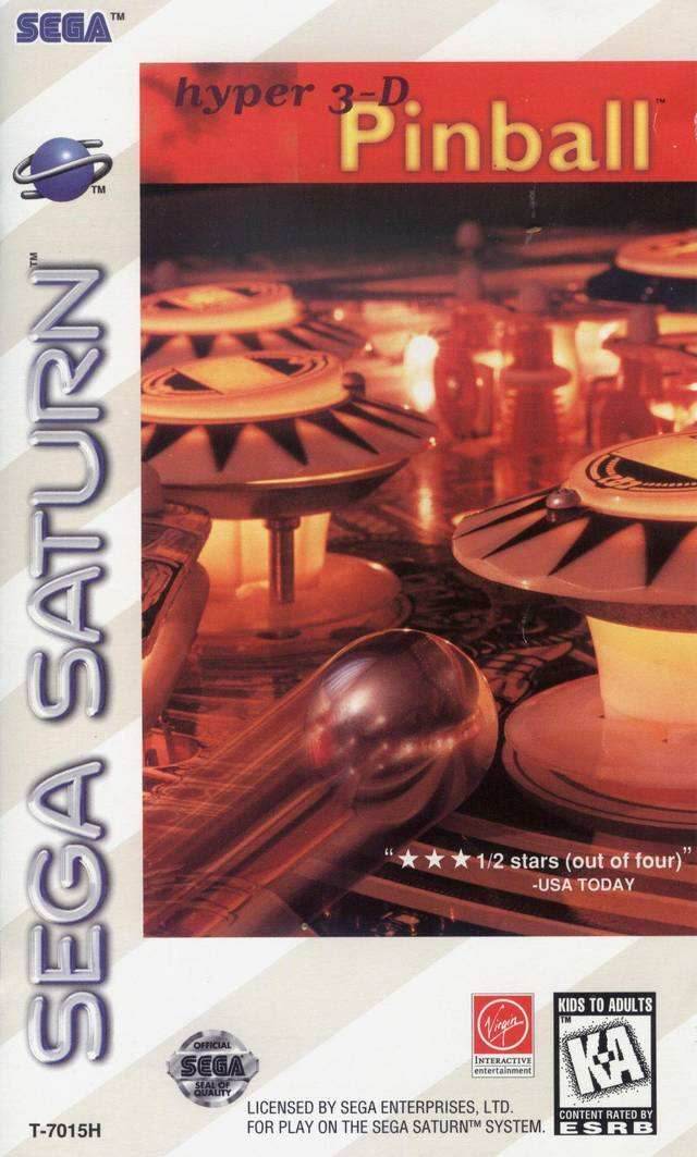 Hyper 3D Pinball (Sega Saturn) - Game Manual Only
