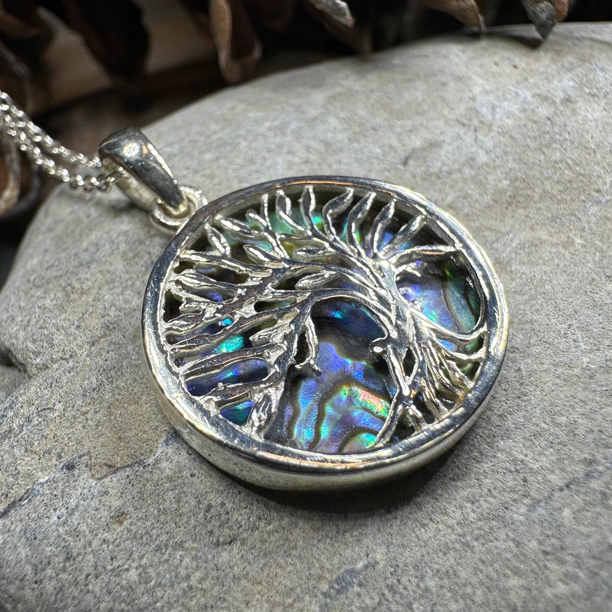 Aila Tree of Life Necklace - Abalone Shell