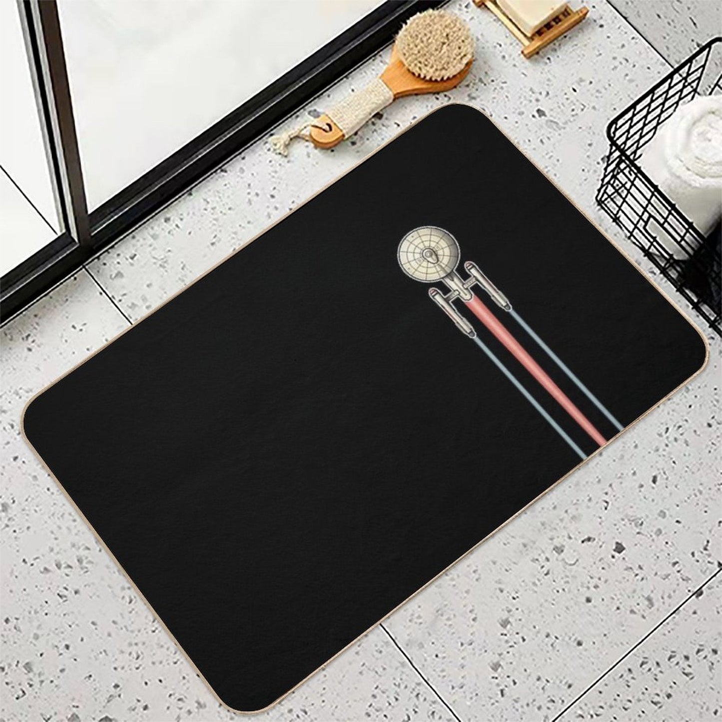 USS Enterprise Star Trek 2 Bath Mat
