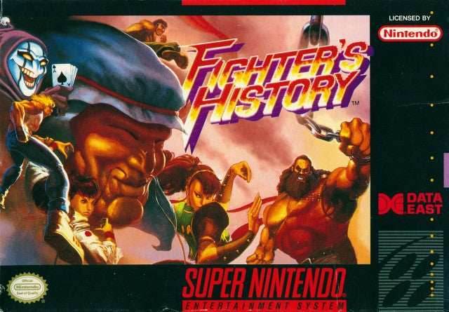 Fighter's History (Super Nintendo) - Game Manual Only