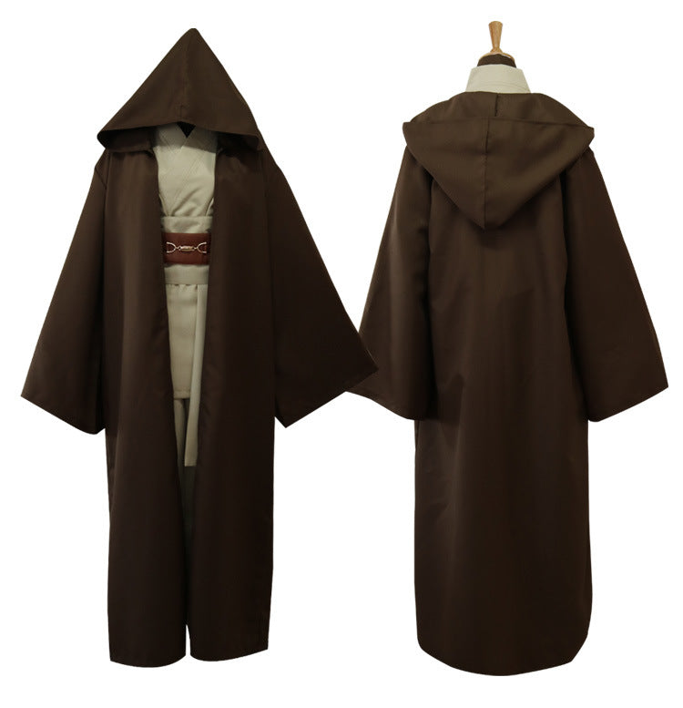 Girls Boys Unisex Movie Star Jedi Cosplay Costume Anakin Skywalker Sith Outfits Game Anime Children Retro Wars Warrior Cloth