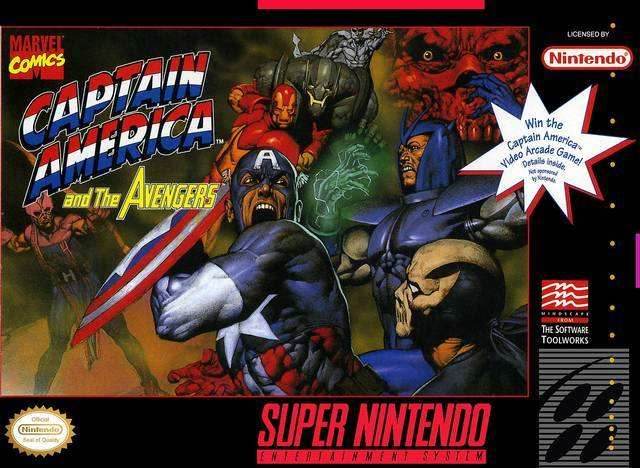 Captain America and the Avengers (Super Nintendo) - Game Manual Only