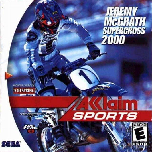 Jeremy McGrath Supercross 2000 (Sega Dreamcast) - Game Manual Only