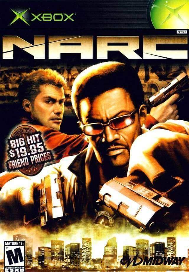 NARC (Xbox) - Game Manual Only