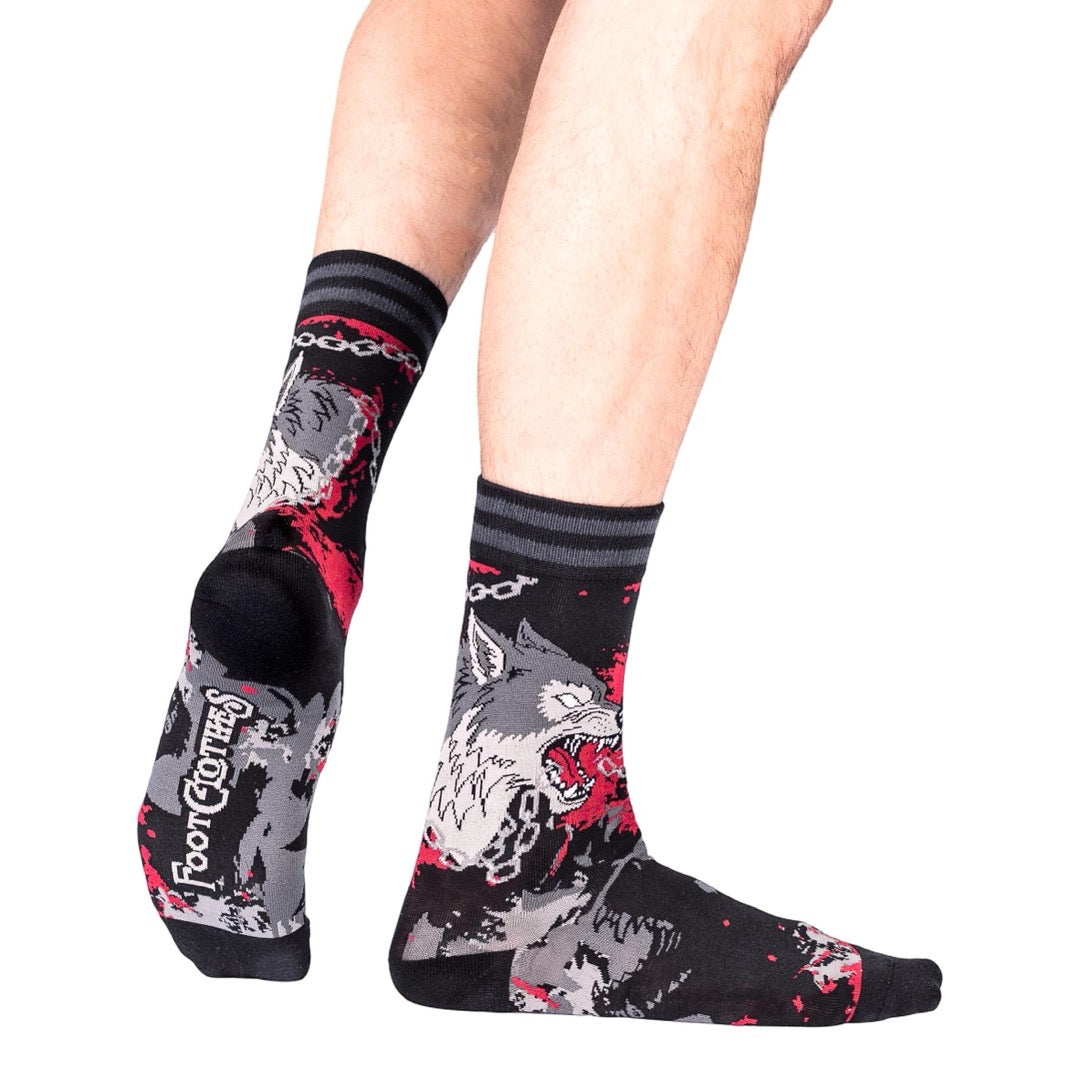 Big Mad Wolf Crew Socks