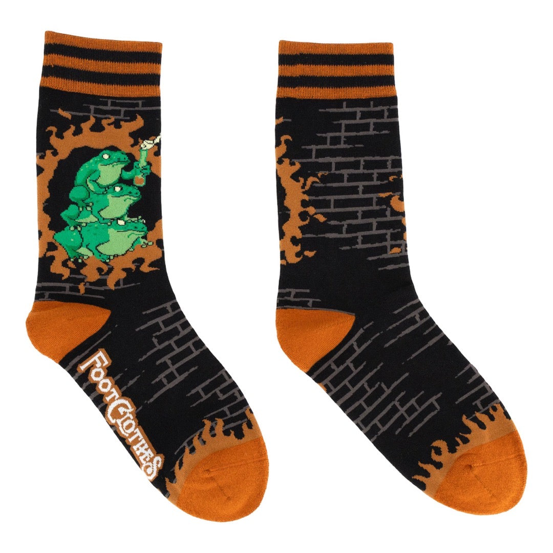 Frogs Against Fascism Crew Socks