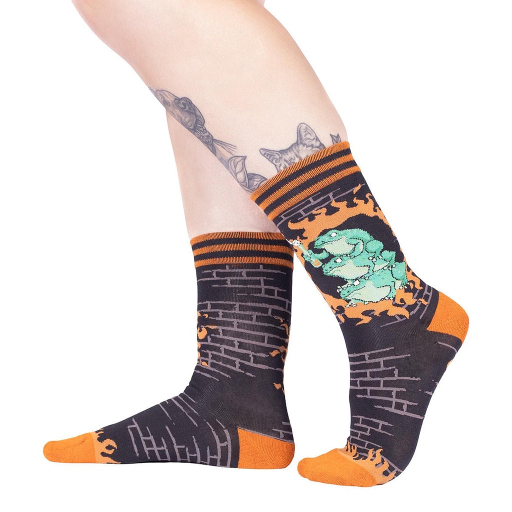 Frogs Against Fascism Crew Socks