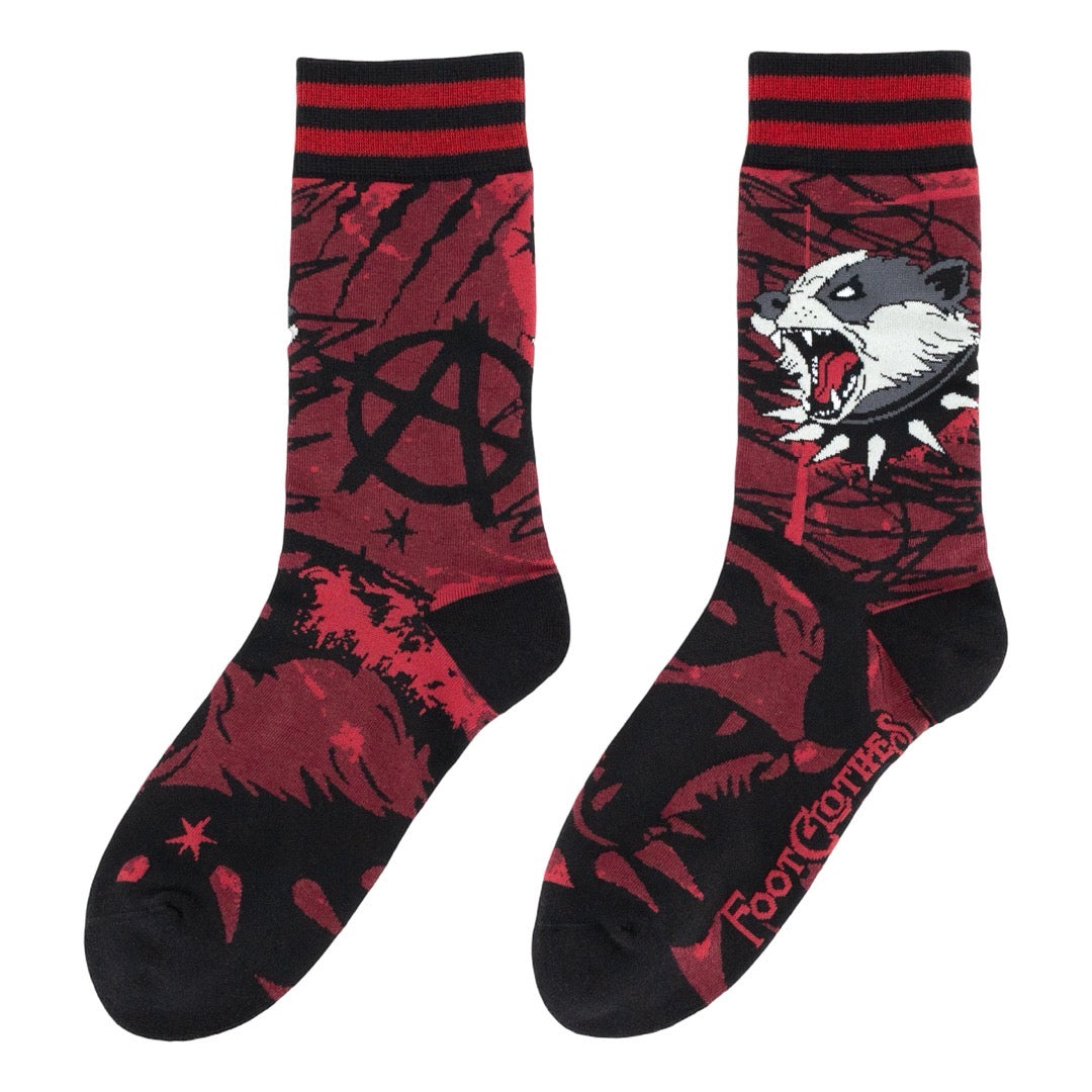 Anarchy Badger Crew Socks