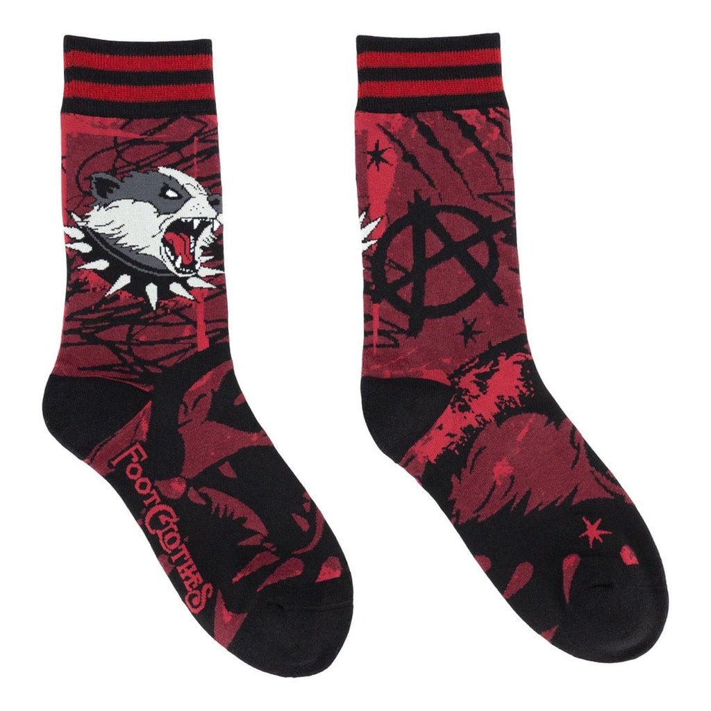 Anarchy Badger Crew Socks