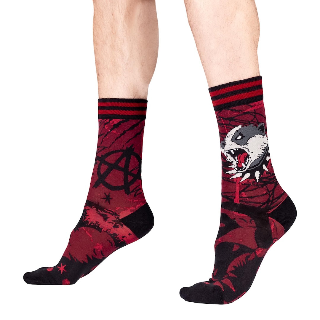 Anarchy Badger Crew Socks