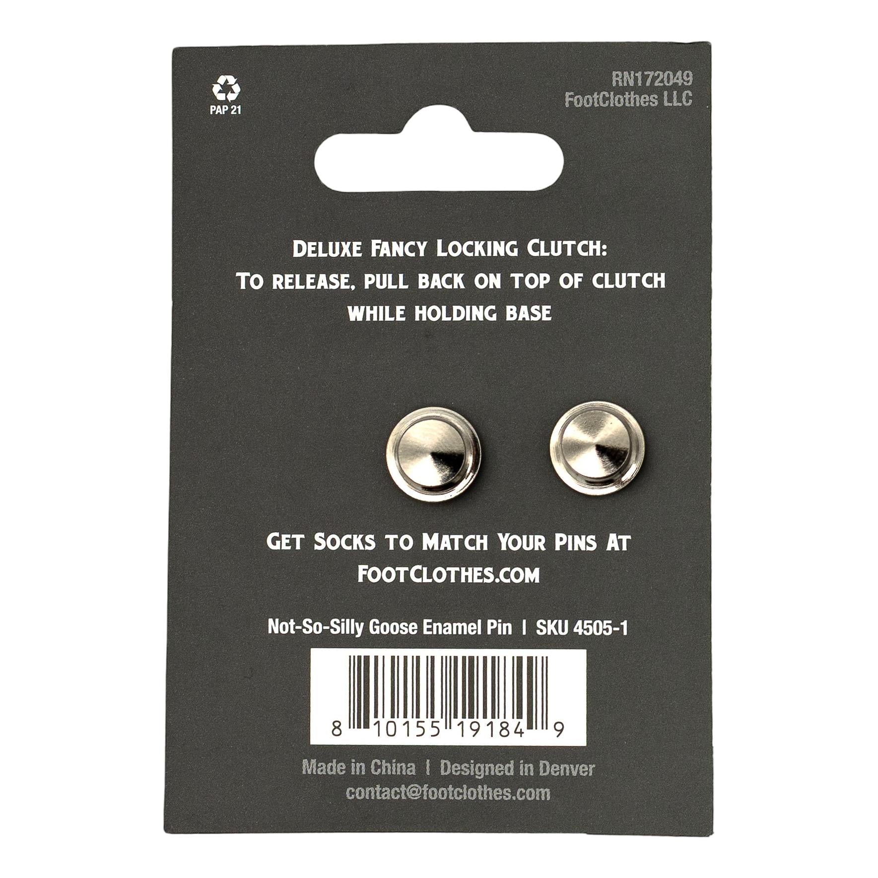 Not-So-Silly Goose Hard Enamel Pin
