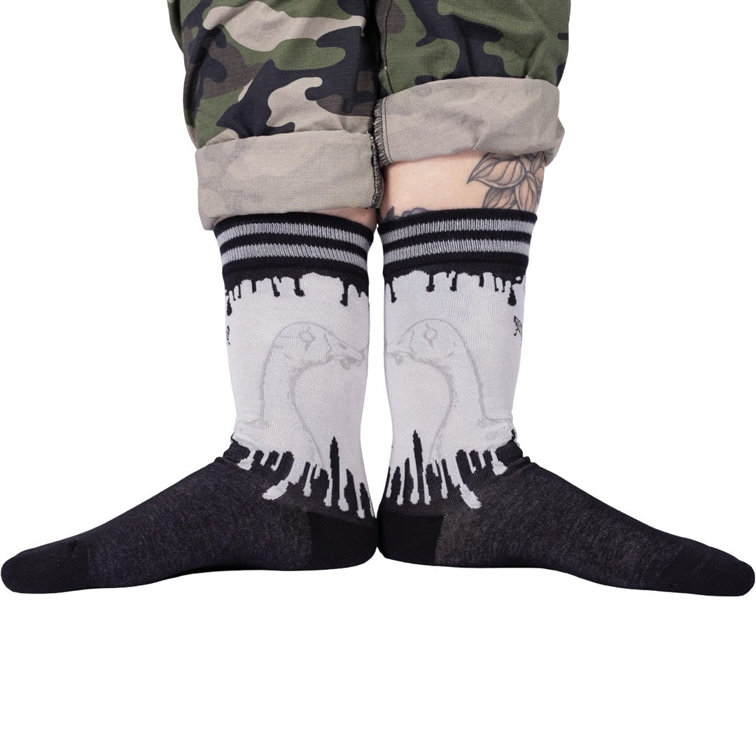 Not-So-Silly Goose Crew Socks