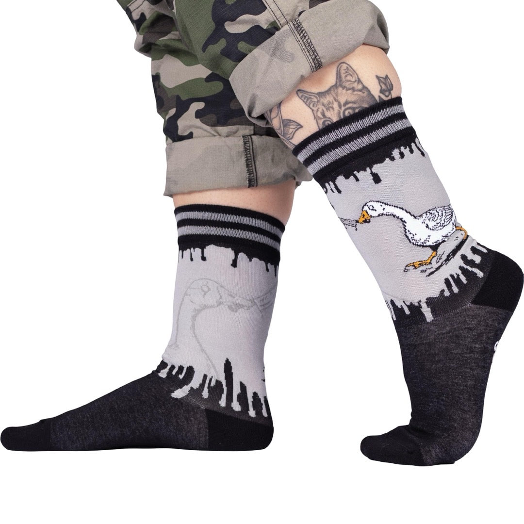 Not-So-Silly Goose Crew Socks