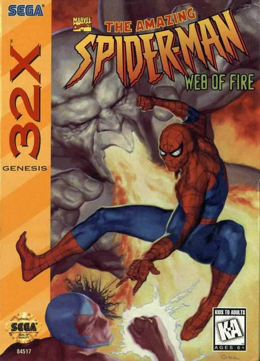 The Amazing Spider-Man: Web of Fire 32X (Sega Genesis) - Game Manual Only
