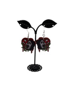 Ghost Face Scream Christmas Earrings