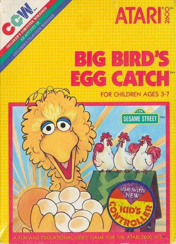 Big Bird's Egg Catch (Atari 2600) - Game Manual Only
