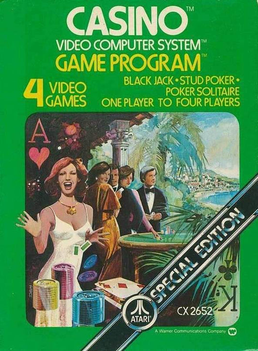 Casino (Atari 2600) - Game Manual Only