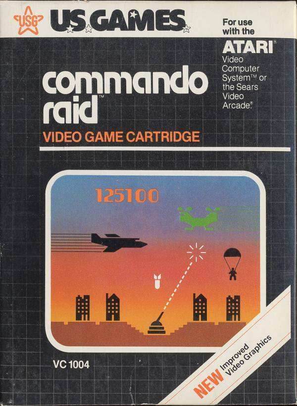 Commando Raid (Atari 2600) - Game Manual Only