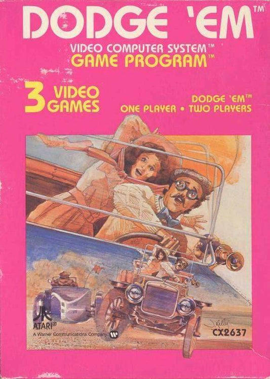 Dodge 'Em (Atari 2600) - Game Manual Only