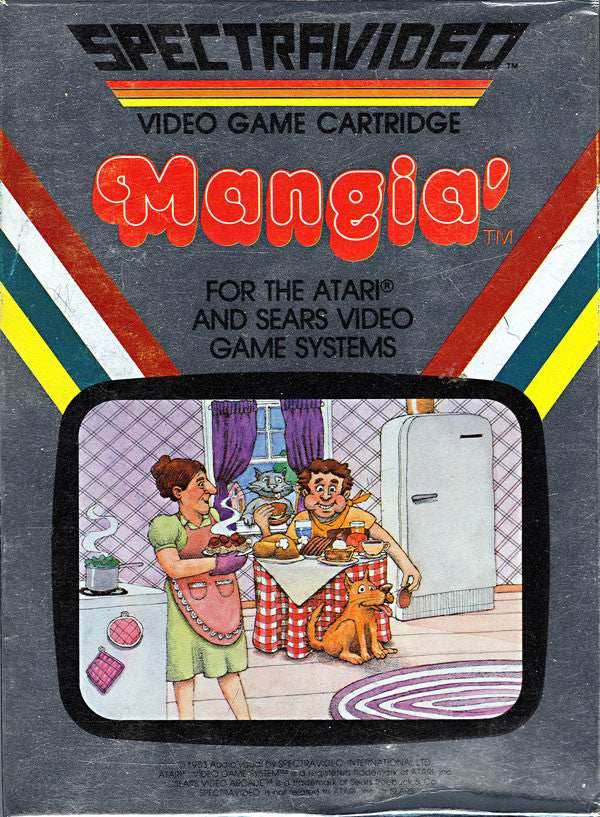 Mangia' (Atari 2600) - Game Manual Only