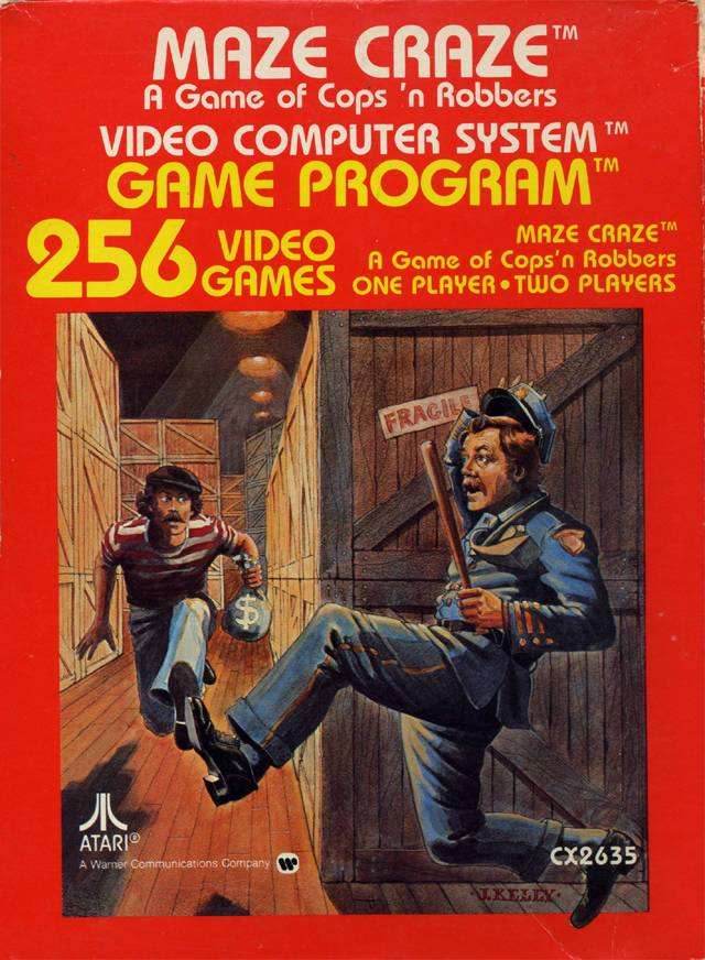 Maze Craze A Game of Cops and Robbers (Atari 2600) - Game Manual Only