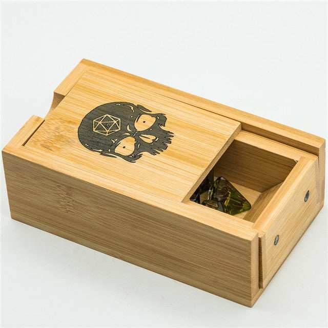 Bamboo Dice Tower Skull Dice Logo - 