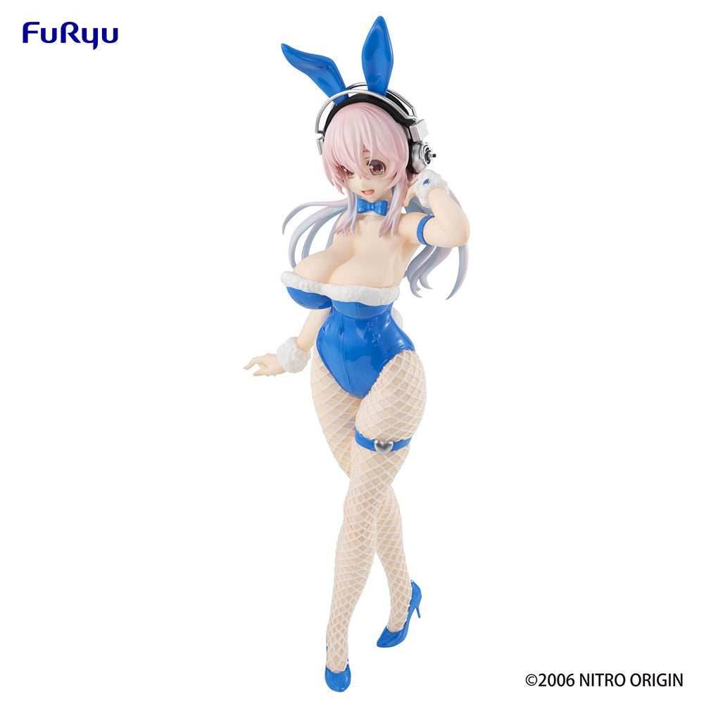 Super Sonico - Super Sonico BiCute Bunnies Figure (Blue Rabbit Ver.) - 