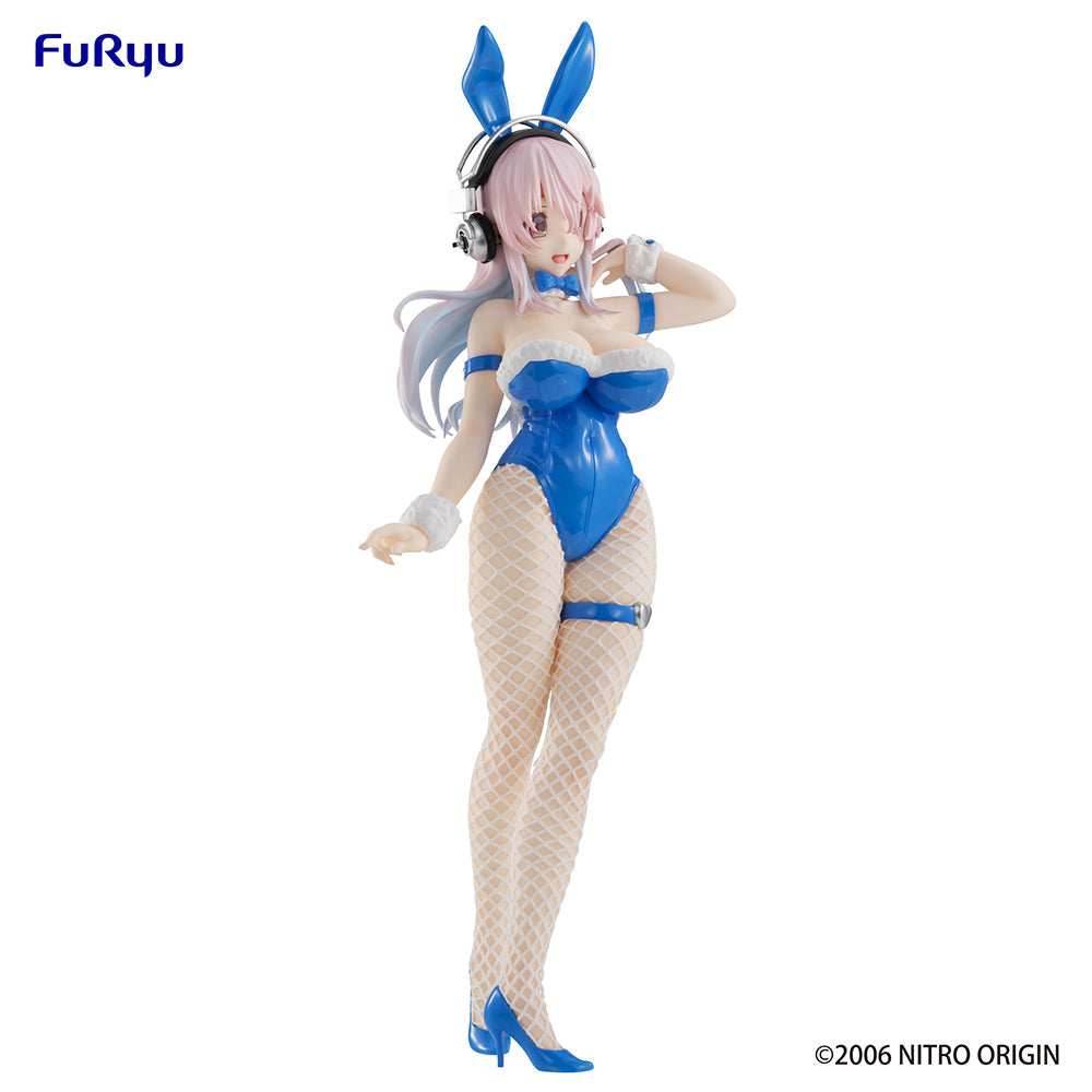 Super Sonico - Super Sonico BiCute Bunnies Figure (Blue Rabbit Ver.) - 