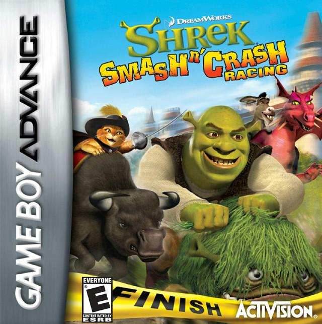 Shrek Smash and Crash Racing (Gameboy Advance) - Game Manual Only