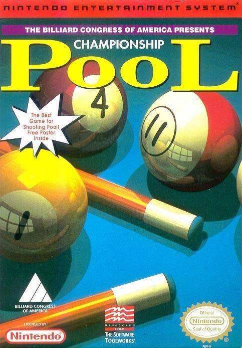 Championship Pool (Nintendo NES) - Game Manual Only