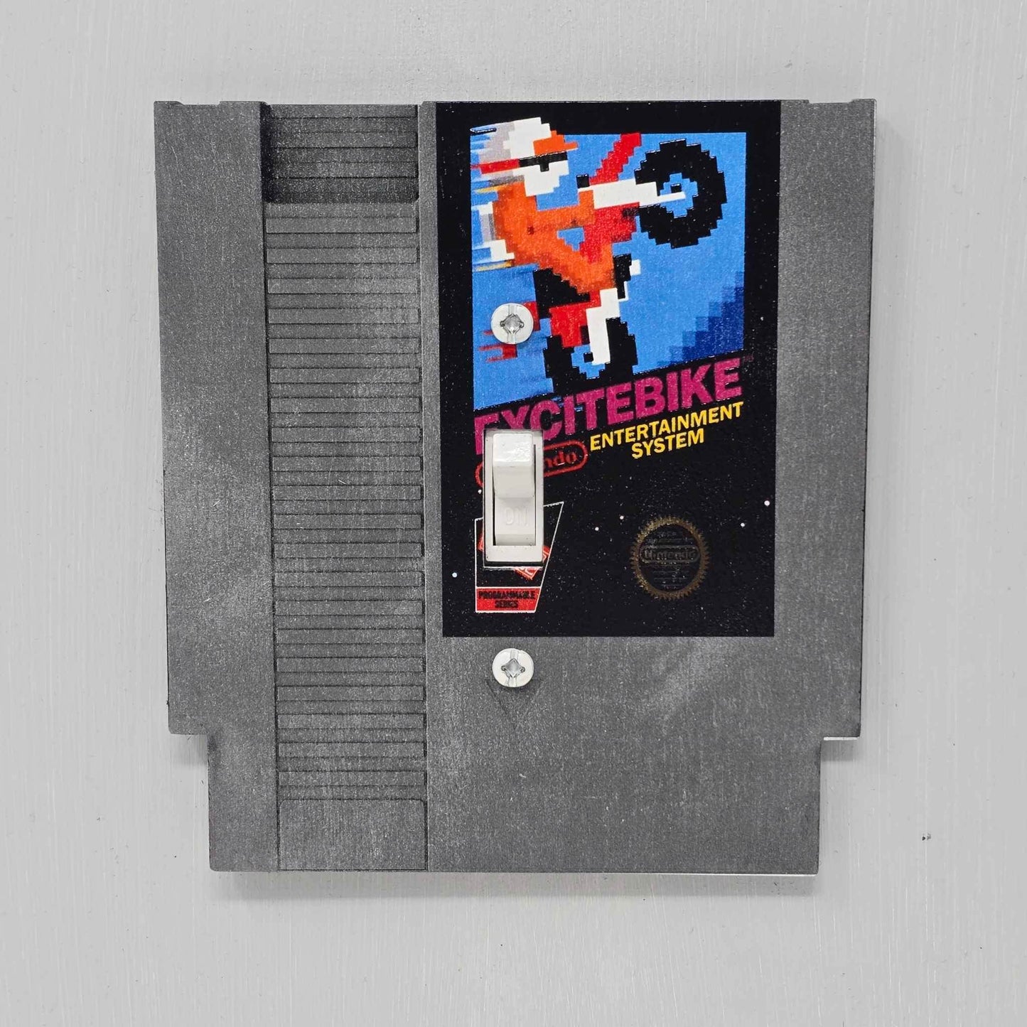 NES Cartridge Light Switch Covers - Excitebike / Single