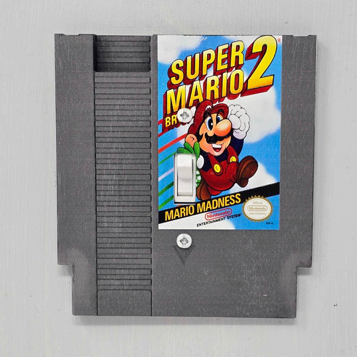 NES Cartridge Light Switch Covers - SMB2 / Single