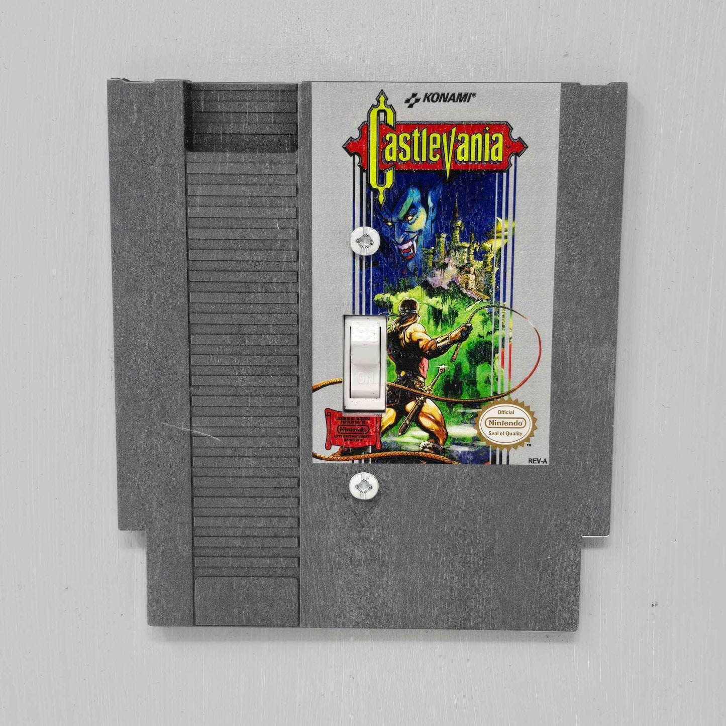 NES Cartridge Light Switch Covers - Castlevania / Single