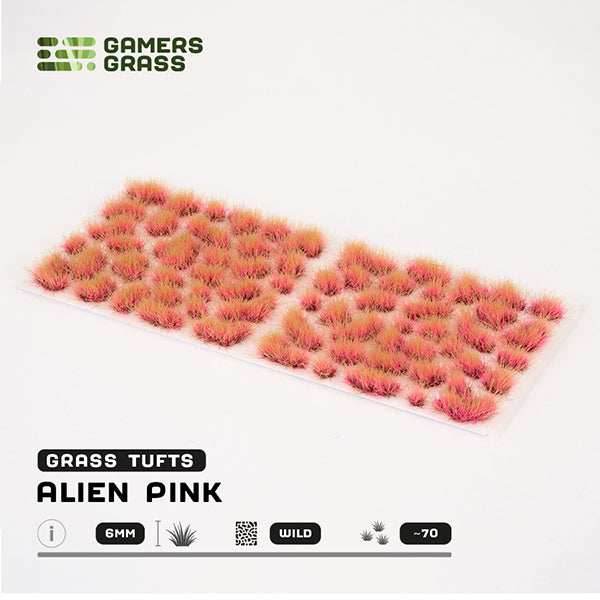 Gamers Grass Tufts: Alien Tufts- Pink 6mm- Wild - 