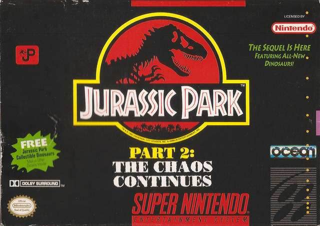 Jurassic Park 2 The Chaos Continues (Super Nintendo) - Game Manual Only
