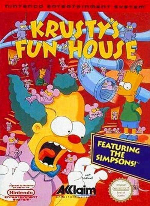 Krusty's Fun House (Nintendo NES) - Game Manual Only