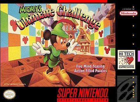 Mickey's Ultimate Challenge (Super Nintendo) - Game Manual Only