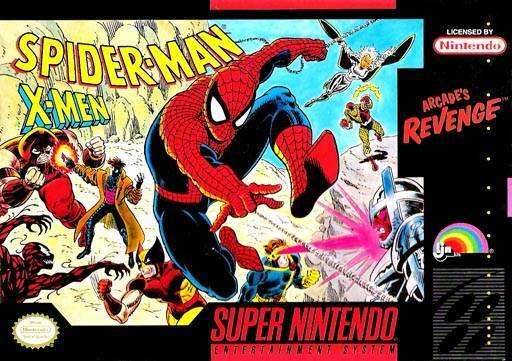 Spider-Man / X-Men: Arcade's Revenge (Super Nintendo) - Game Manual Only