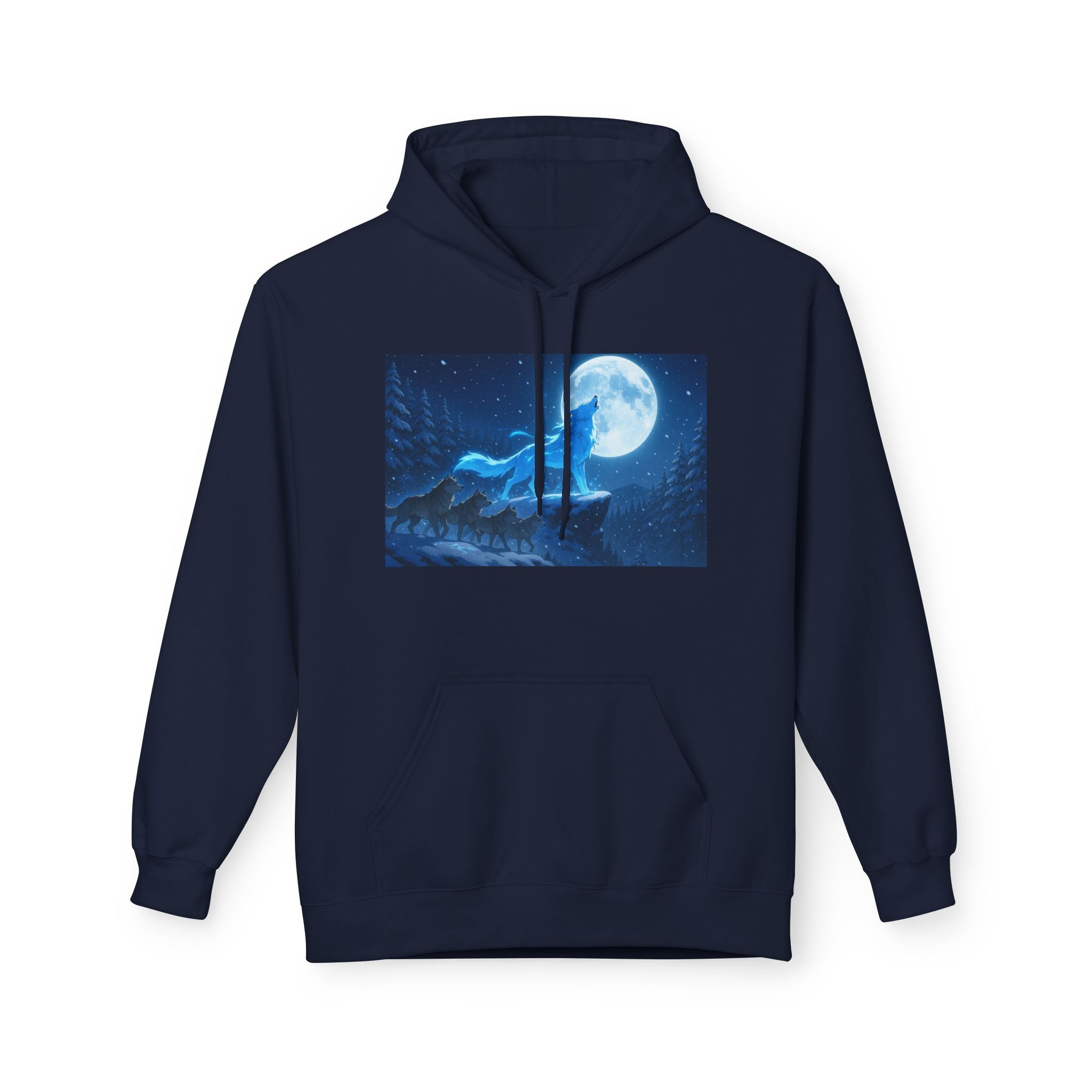 the Blue wolf Spirit hoodie