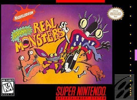 AAAHH Real Monsters (Super Nintendo) - Game Manual Only