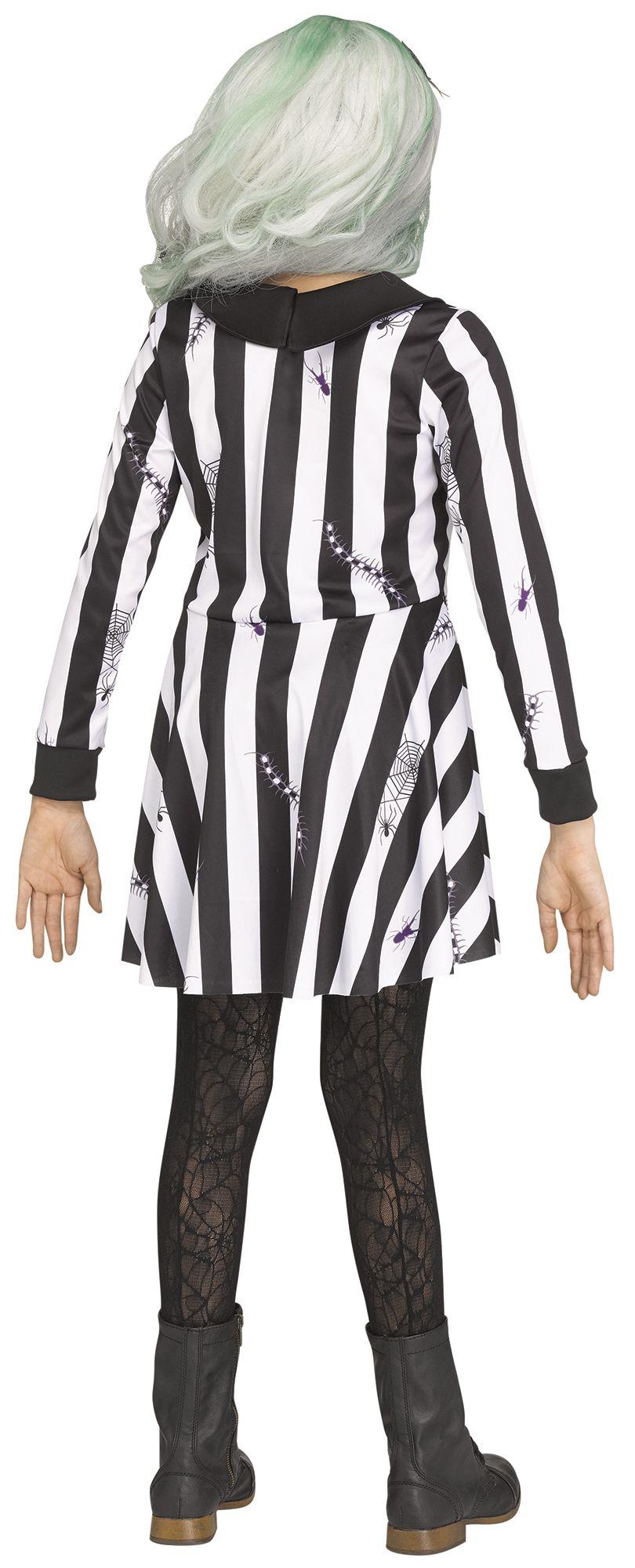 Ghost Girl Beetlejuice Child Costume Size Large 12-14