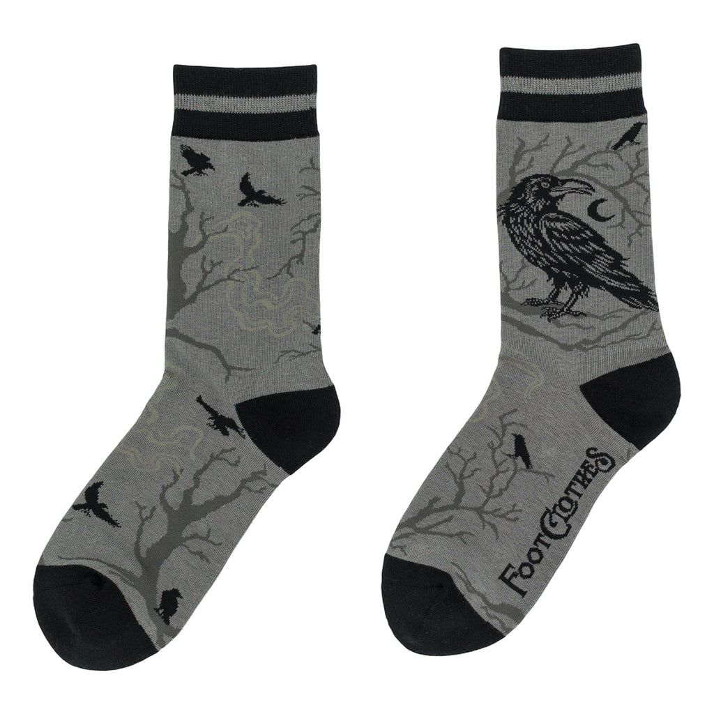 Midnight Crow Crew Socks