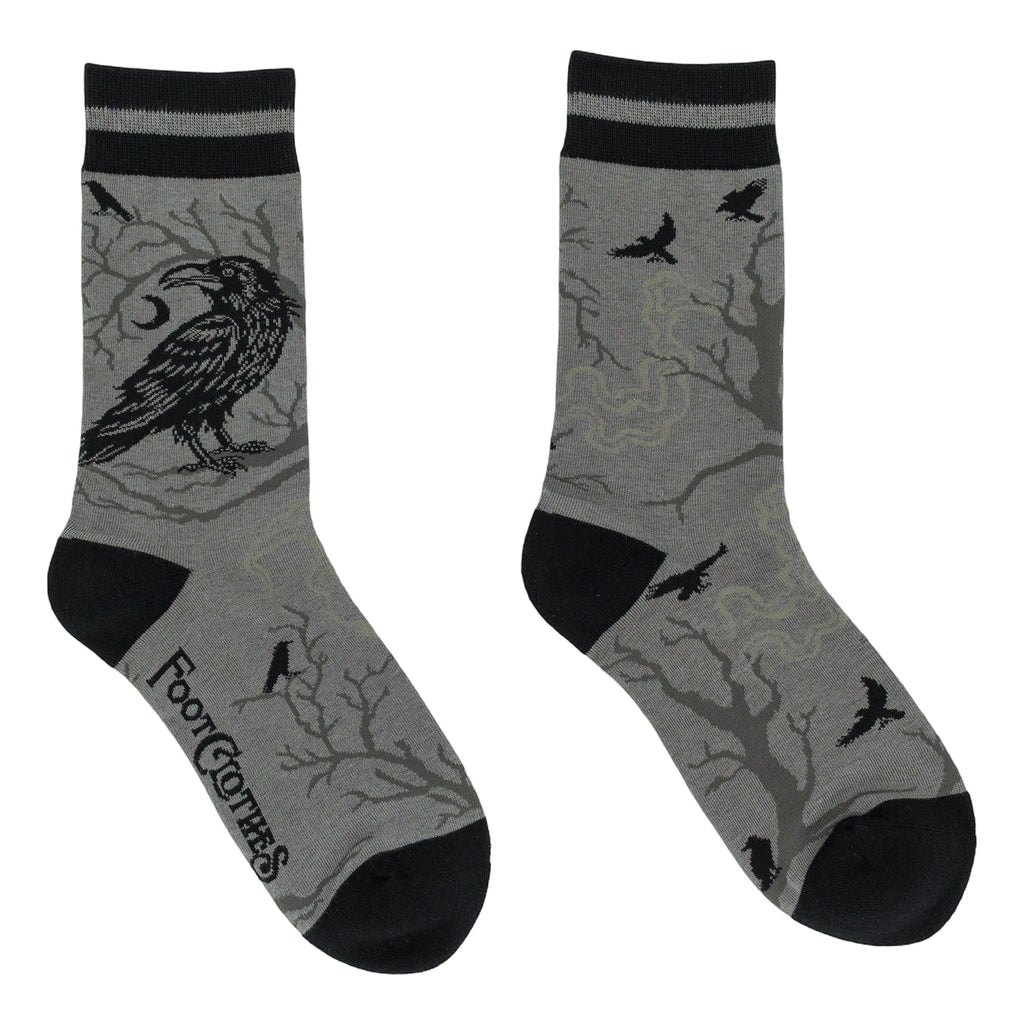 Midnight Crow Crew Socks