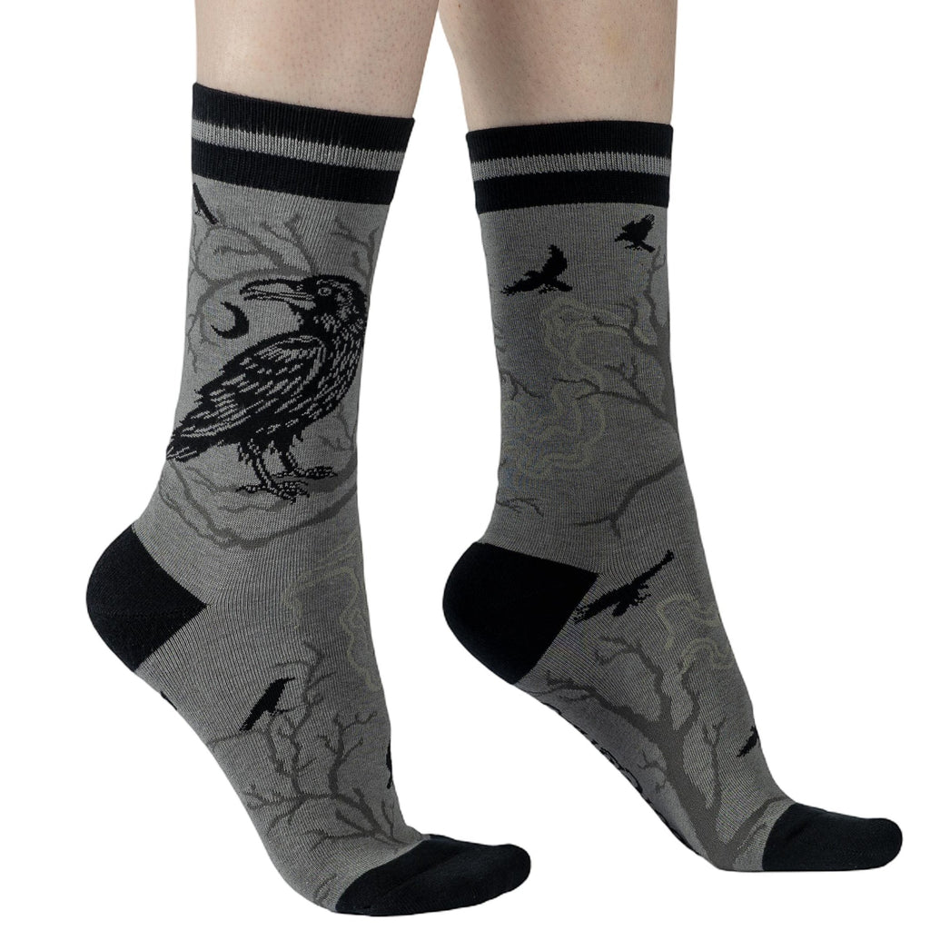 Midnight Crow Crew Socks