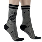 Midnight Crow Crew Socks