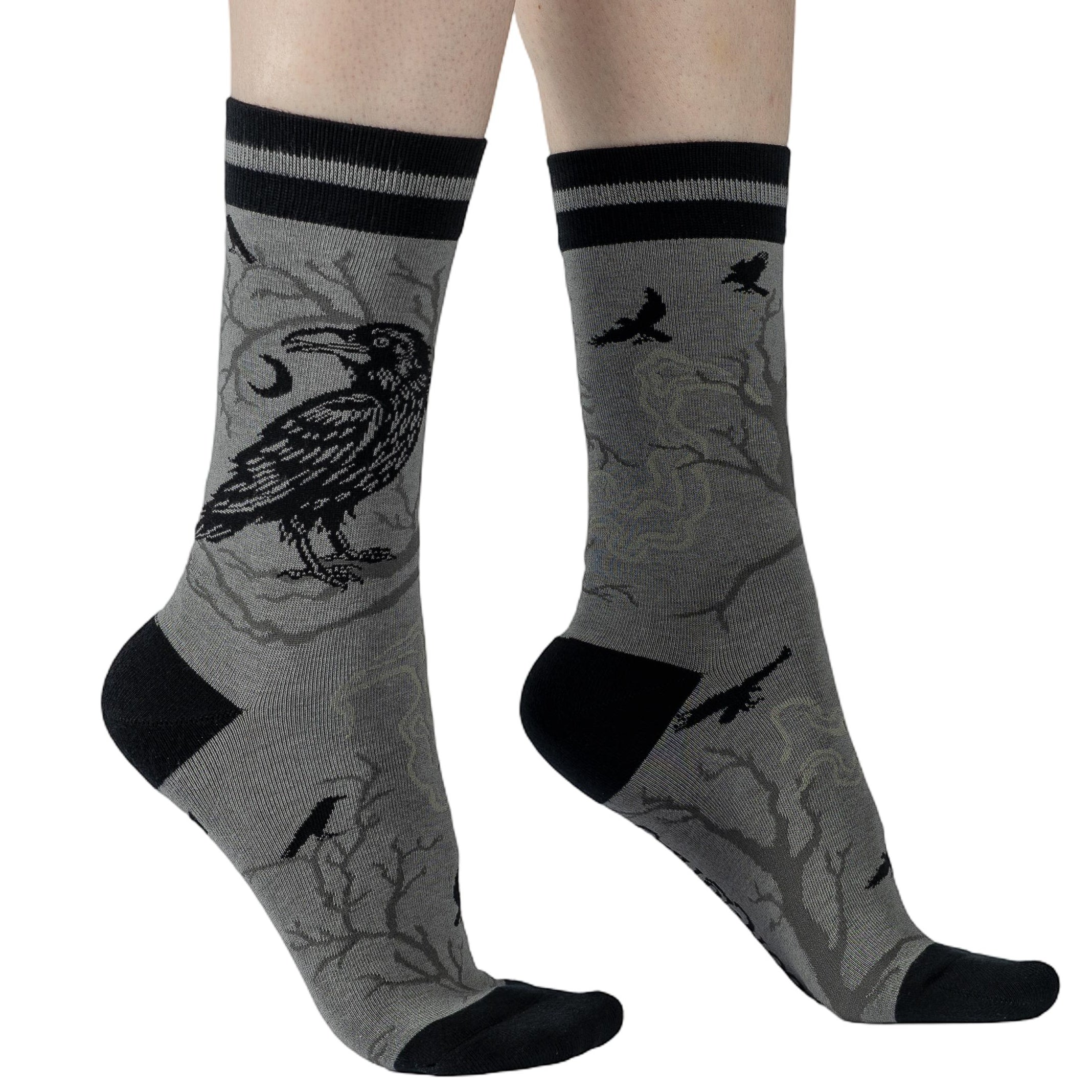 Midnight Crow Crew Socks